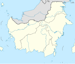 班贾尔巴鲁在加里曼丹的位置