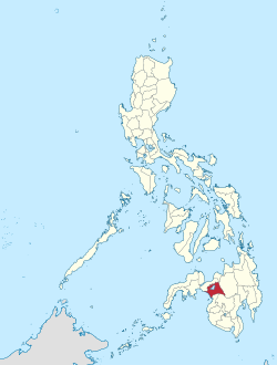 南拉瑙省在菲律宾上的位置