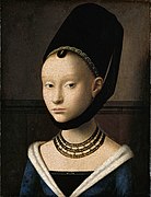 Portrait of a Young Girl, Petrus Christus, between 1465 and 1470