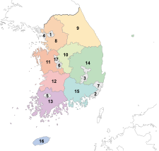韩国行政区划
