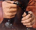 Barthel Bruyn the Elder, Rosary with pomander (Diptych with portraits of the Pilgrum couple (left side: Gerhard Pilgrum) detail)