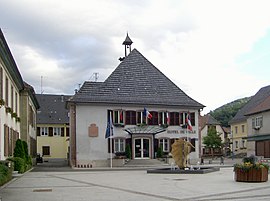 The town hall in Saint-Amarin