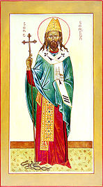 St. Samson of Dol, Bishop of Dol, in Brittany.