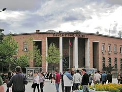 The Bank of Albania, in Tirana's Skanderbeg Square