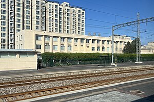 双桥站站房（2023年10月8日摄）