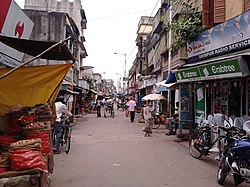 Shibpur road, popularly known as Shibpur bazar