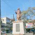 Statue of Rani Rashmoni near her birthplace, Bagmore, Kanchrapara, North 24 Parganas.