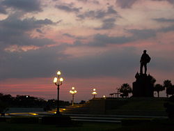 Statue of King Chulalongkorn the Great at Armed Forces Academies Preparatory School