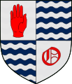 Arms of O'Neill Hall at the University of Notre Dame