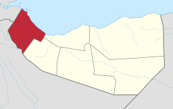 奥达兰在索马里的位置