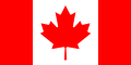 加拿大国旗，长阔比：​1:2