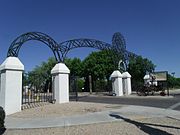 Entrance to Historic Sahuaro Ranch.