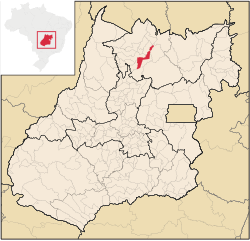 Location in Goiás state