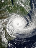 Intense Tropical Cyclone Idai on 14 March, shortly after reaching its peak intensity