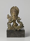 A sculpture of Indrani