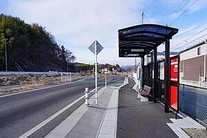 公交车站站台（2024年2月）
