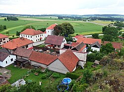 View from the Kámen Castle