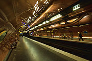 Line 11 platforms at Arts et Métiers