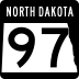 North Dakota Highway 97 marker