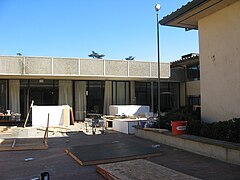 Page House courtyard in 2009