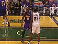 Kobe Bryant defending Michael Redd in late 2005