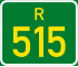 Regional route R515 shield