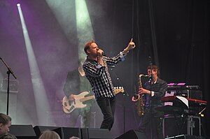 Stefán Hilmarsson, lead singer of Sálin hans Jóns míns in 2012