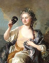 Portrait of Françoise-Marie-Jeanne Picquefeu de Longpré, as Thalia, Muse of Comedy Louis-Michel van Loo (1765–1766)