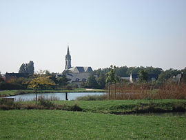 A general view of Saint-Sylvain-d'Anjou