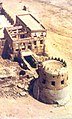 Top view of the tower of Darin Castle before its collapse.