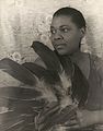 Image 3 Bessie Smith Photograph credit: Carl Van Vechten; restored by Adam Cuerden Bessie Smith (April 15, 1894 – September 26, 1937) was an American blues singer widely renowned during the Jazz Age. She is often regarded as one of the greatest singers of her era and was a major influence on fellow blues singers, as well as jazz vocalists. Born in Chattanooga, Tennessee, her parents died when Smith was young, and she and her sister survived by performing on the streets of Chattanooga, Tennessee. She began touring and performed in a group that included Ma Rainey, and then went out on her own. Her successful recording career began in the 1920s, until an automobile accident ended her life at age 43. More selected pictures