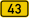 Bundesstraße 43 number.svg