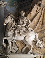 Equestrian statue of Charlemagne, by Agostino Cornacchini (1725), St. Peter's Basilica, Vatican