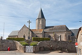 12th-century parish church with a 15th-century tower, dedicated to Our Lady and Saint Marcouf[1]