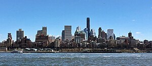 Skyline of Downtown Brooklyn seen from Lower Manhattan