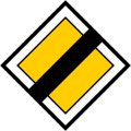 End of priority road