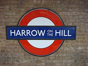 Station platform Roundel