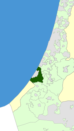 Location of Hof Ashkelon
