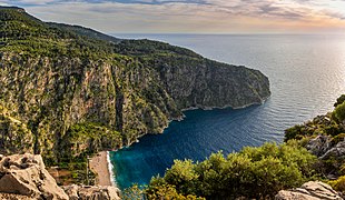 Butterfly Valley is a popular tourism destination in Fethiye District