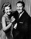 Lawrence Welk and singer Norma Zimmer from the Lawrence Welk television program in 1961