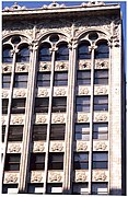 Facade of Louis Sullivan's Bayard–Condict Building (built 1897–99) at 65 Bleecker Street between Broadway and Lafayette Street