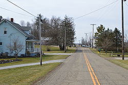 Sycamore Road at the community of Hunt