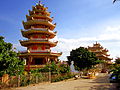 Long Hải Vihara on the beach in Long Hải