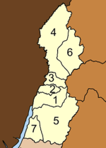 Map of subdistricts