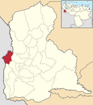 Location in Táchira