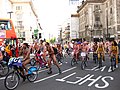 Image 27People taking part in the World Naked Bike Ride in London, 2012 (from Nudity)