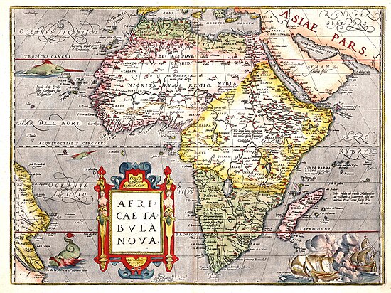 Africae tabula nova, 1570