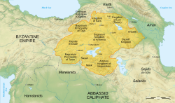 Bagratuni Armenia and other medieval Armenian kingdoms c. 1000