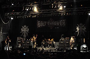 Bolt Thrower performing in Germany in 2012