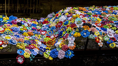 Brooklyn Army Terminal-art installation